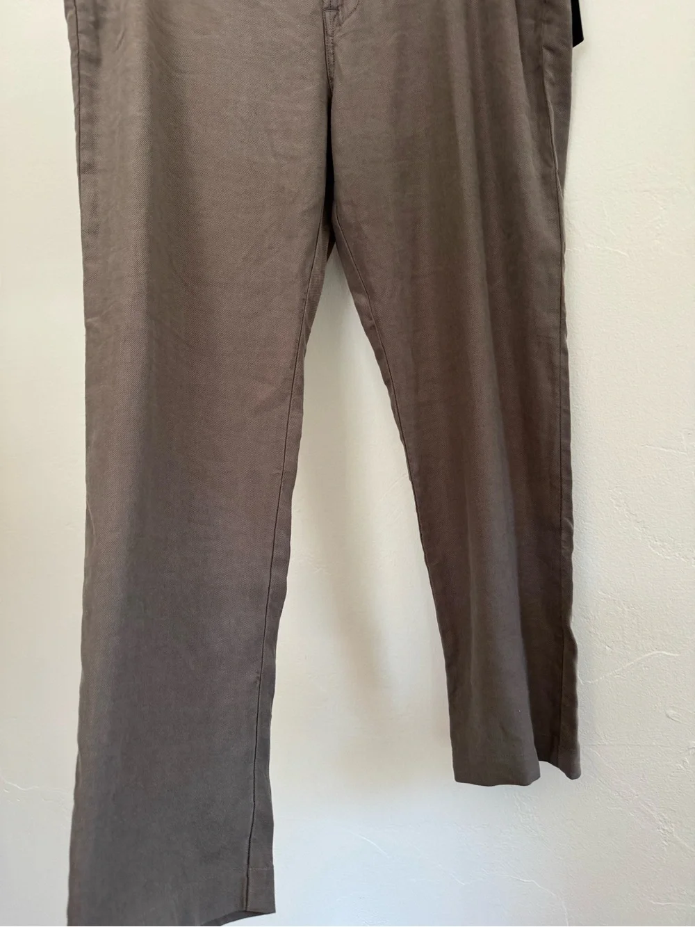 NWT Hudson Classic Slim Straight Fit Stretch Linen Blend Chino Pants *FLAWS*